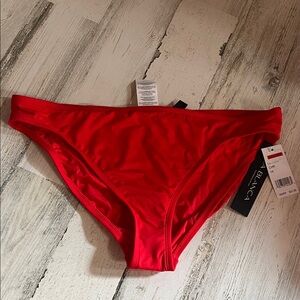 La Blanca Red Bikini Bottom size 14 NWT new with tags